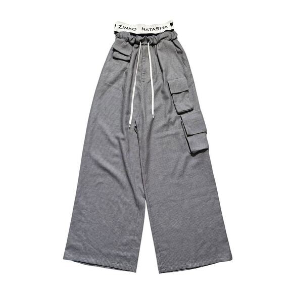 double waist houndstooth layer pant - Picture 1 of 5